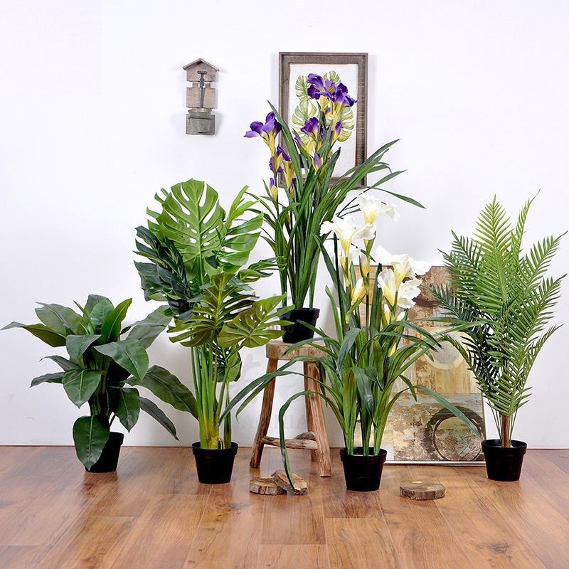 仿真植物盆栽 装饰摆件 高度30cm,张开20cm 100盆起发高清大图