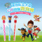 汪汪队立大功,PAW PATROL五孔泡泡棒儿童魔法棒泡泡棒玩具吹泡泡神器男孩女孩玩具(颜色随机)
