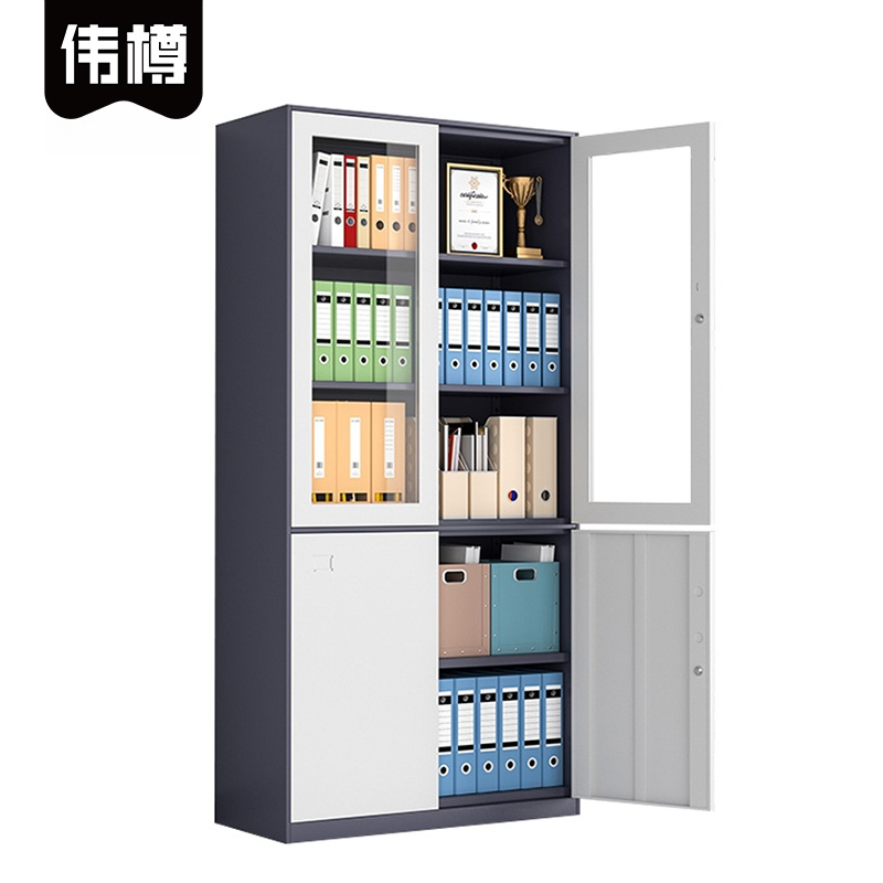 伟樽档案柜灰套白大器械900*400*1850mm台高清大图