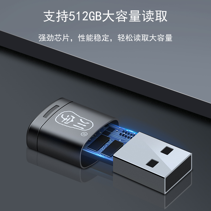 C286 tf读卡器 批发车载迷你多功能高清大图
