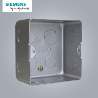 西门子（SIEMENS）开关插座 金属暗装地插底盒 高强度型5TG00001NC