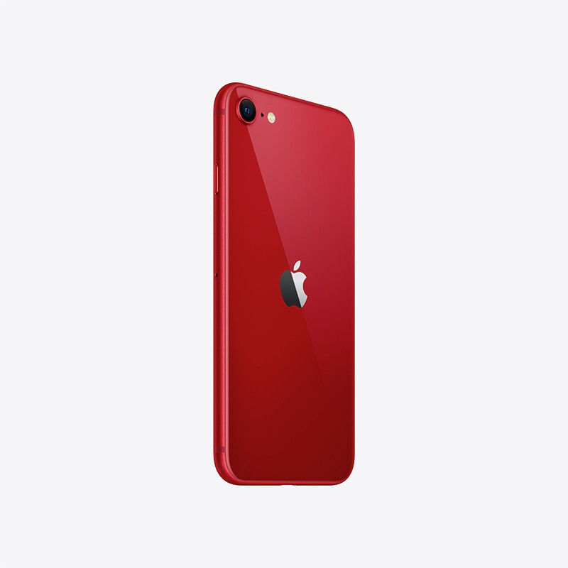 [2022新款]Apple 苹果 iPhone SE3移动联通电信5G 全网通手机 4.7寸 美版有锁裸机 128GB 红色