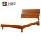 森美人美式乡村实木床现代简约卧室家具1.5/1.8米双人床主卧大床