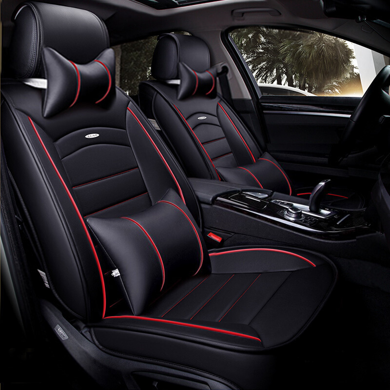布雷什bolish五座四季通用汽车坐垫夏季凉垫全包围皮革汽车座垫座套