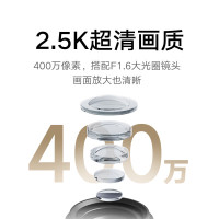 小米(MI)室外摄像头CW300 米家智能摄像机家用监控器360度无死角400万像素手机远程全彩夜视防尘防水双向语音