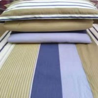 罗拉博(ROLABO) 精品三件套(床单 被套 枕套 )1.2米的床配置 彩色条纹