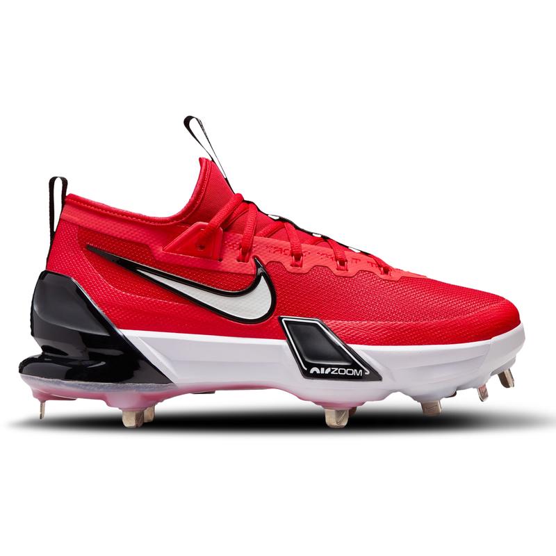 耐克(NIKE)棒球鞋男新款低帮透气舒适缓震专业运动训练鞋 White/University_Red/Light_Cri 48.5