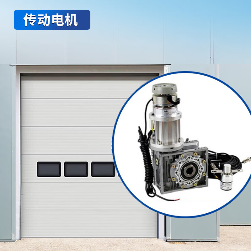 启功电动车库翻板门铝合金卷闸门提升门 每平方QG-JZJLM14高清大图