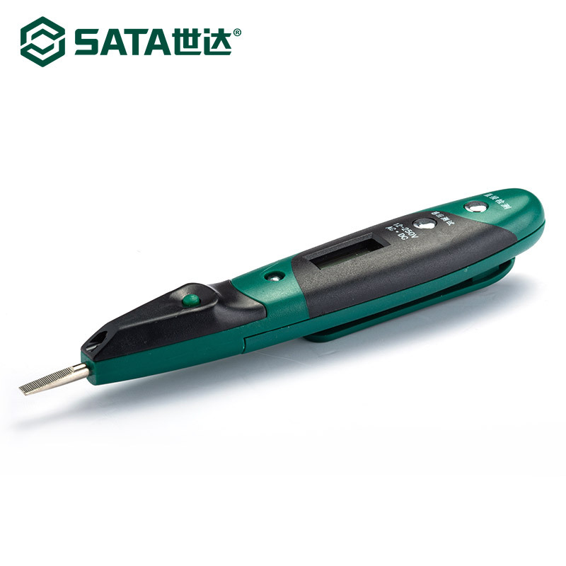 世达 62602 双色带照明灯数显测电笔