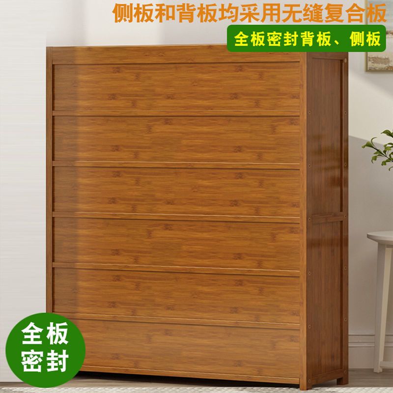 楠竹鞋架简易门口家用经济型收纳神器多层防尘鞋柜子省空间置物架