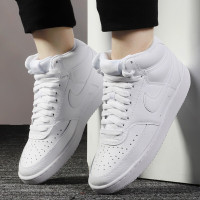 Nike耐克女鞋COURT运动高帮耐磨休闲鞋板鞋小白鞋CD5436-100