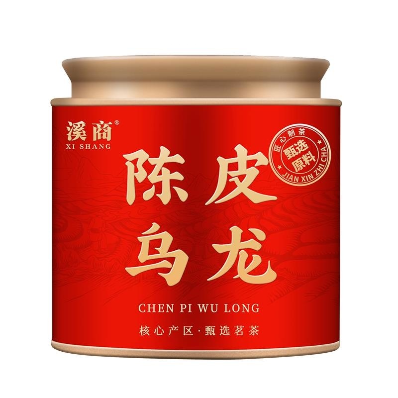 陈皮乌龙茶陈皮茶高山2026新茶叶铁观音浓香型乌龙茶罐装高清大图