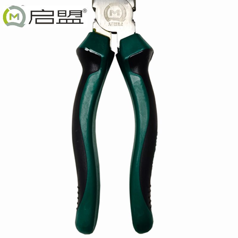 启盟牌钢丝钳老虎钳8寸200mm QM-1001高清大图