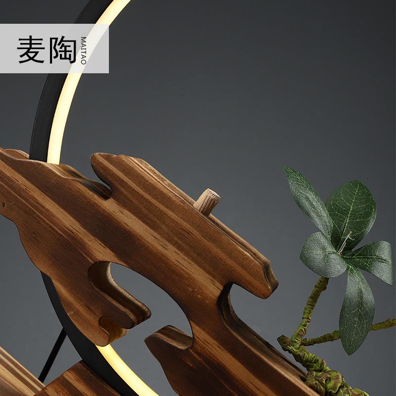 美帮汇创意陶瓷花盆简约仿真杜鹃花植物摆件家用室内组合盆栽装饰品高清大图