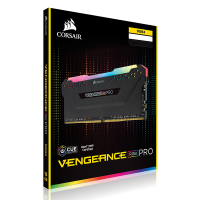 美商海盗船(USCORSAIR)DDR4 3600 16GB(8G×2)套装 台式机内存条 复仇者RGB PRO灯条 黑色 电竞玩家款