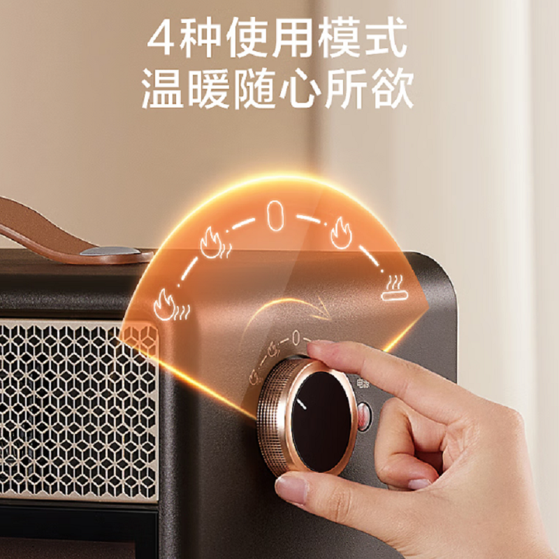 苏泊尔(SUPOR)SHW-PC82A-20 两档功率大风量宽大风口速热四种模式暖风机高清大图