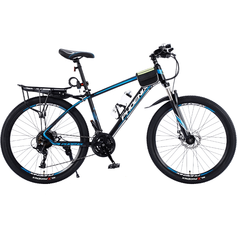 凤凰phoenix牌铝合金山地自行车男式2427速山地车成人学生越野赛车