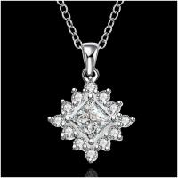 N582 Women Silver Necklace 镀925纯银女项链日韩版锁骨链潮人送女朋友七夕情人节礼物