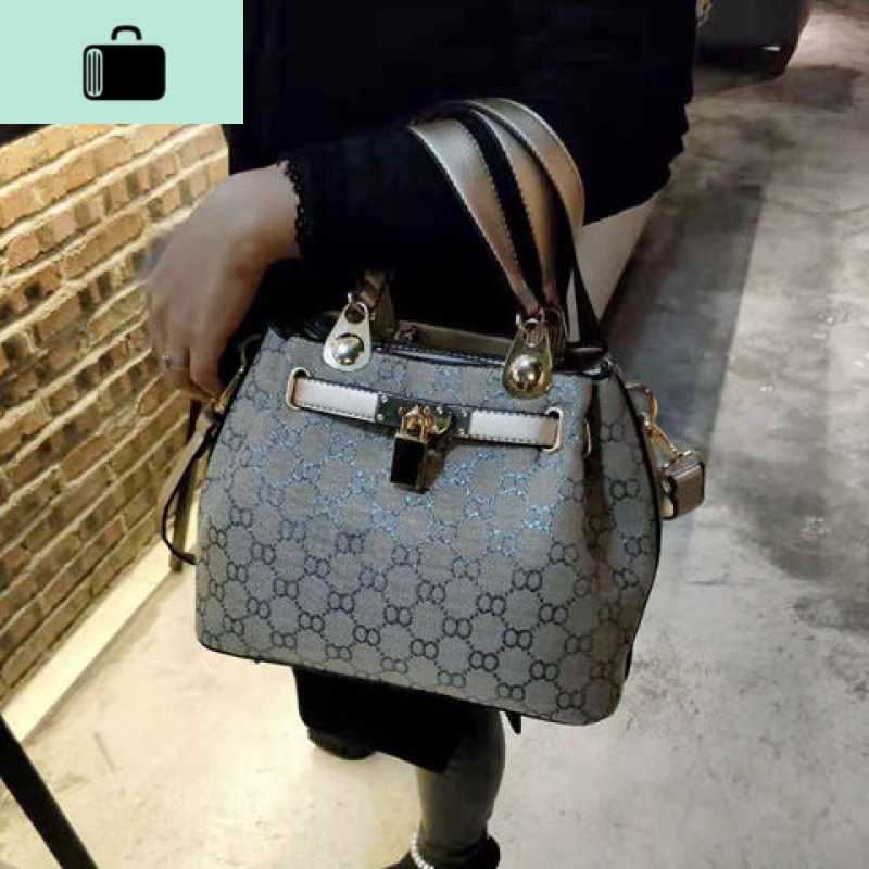 【广州品质】包包女新款韩版凯莉包百搭时尚手提包斜挎包女包包NEWLAKE_618高清大图