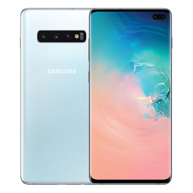 三星 Galaxy S10+(SM-G9750) 8GB+128GB 皓玉白 超感官全视屏 移动联通电信全网通4G旗舰手机