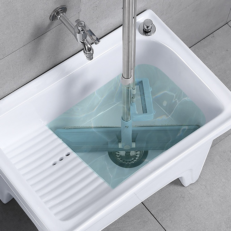 拖把池洗衣池古达一体拖布池地盆家用阳台卫生间洗拖把槽