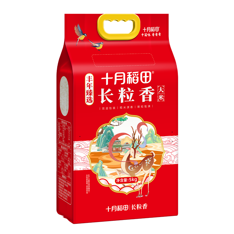 十月稻田 丰年臻选长粒香大米5kg高清大图