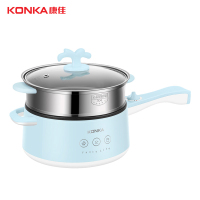 康佳（KONKA）电炒锅KCG-20JX03多功能一体炒菜家用电火锅学生电热锅宿舍电煮锅含不锈钢蒸笼不粘锅煮面锅