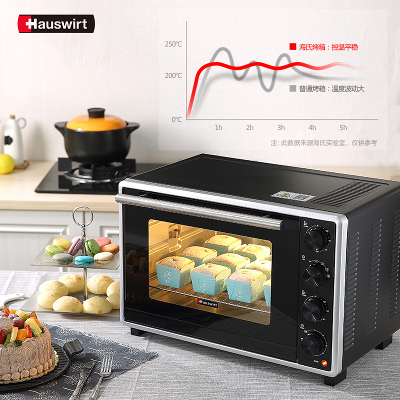 Hauswirt/海氏 电烤箱家用机械式独立控温烘焙多功能全自动33升L家庭大容量A30