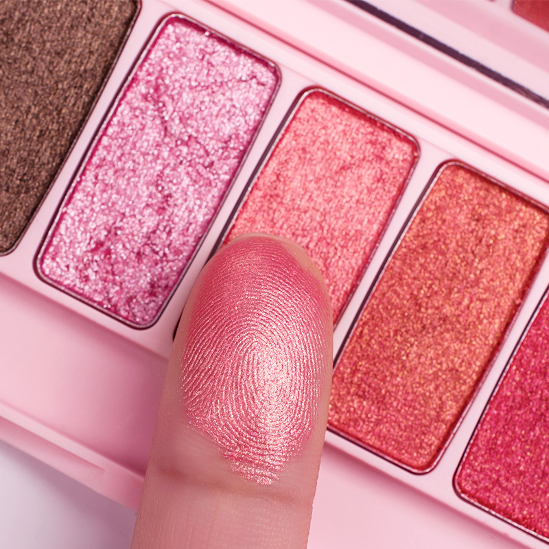 110西柚桃花色干粉holdlive十色樱花少女系眼影粉色桃花妆人鱼色珠光