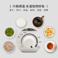北欧欧慕(nathome)电水壶 折叠水壶 迷你折叠双电压烧水壶 六档调温 食品级硅胶 旅行便携 NSH0711