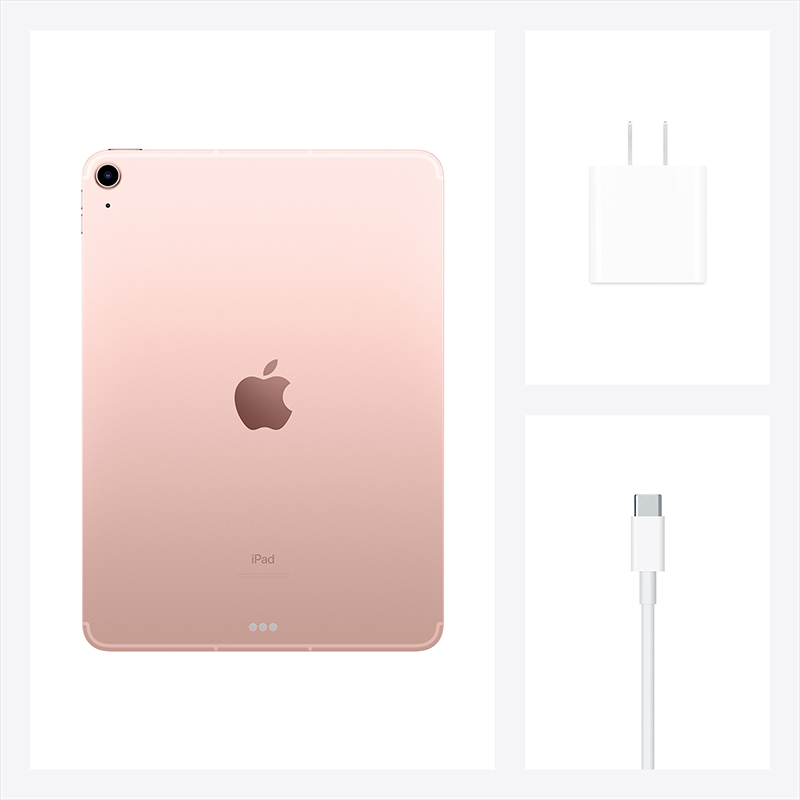 2020新款 Apple iPad Air 10.9英寸 全面屏 平板电脑 256GB 无线局域网+蜂窝网络版 MYHU2CH/A 玫瑰金