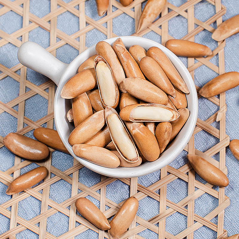 巴西松子500g罐装手剥松子大颗粒