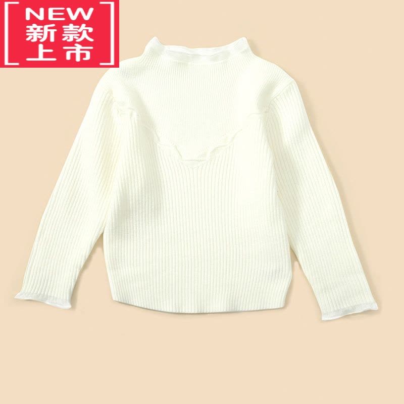 可莉允女童秋冬装套头毛衣2022新款女大童女孩秋韩版针织衫儿童加厚冬装图片