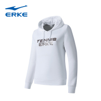 鸿星尔克（ERKE）新款运动服女秋冬款长袖连帽休闲女子套头卫衣舒适