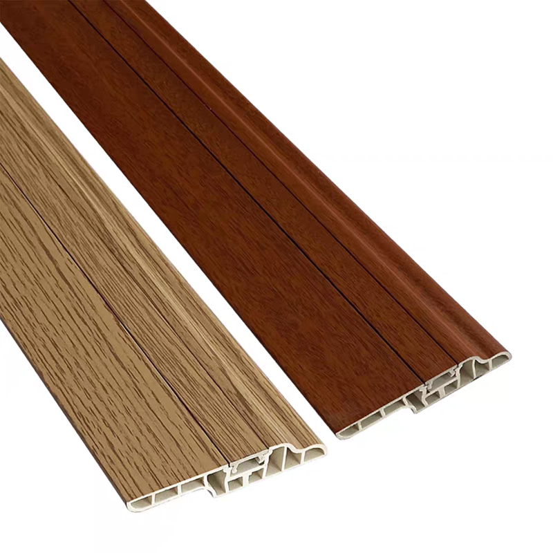 东方能展 建材PVC踢脚线 地脚线 墙角线 宽8cm 米高清大图