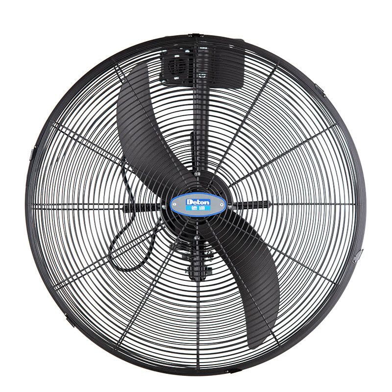 德通(Deton)工业强力风扇220V挂墙式壁挂扇可摇头三档调速工业风扇DF600-TW图片