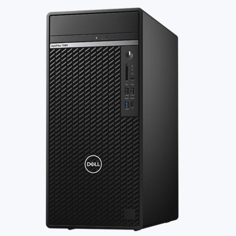 戴尔(DELL)Optiplex7080MT台式电脑 23.8英寸显示器(i5-10500 4G 1T 刻录 W10)