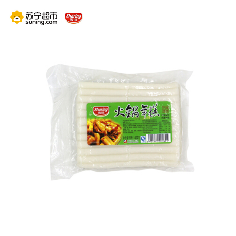 雨润 雪润 火锅年糕 宁波风味 400g/袋*5袋组合装 年糕片 火锅食材