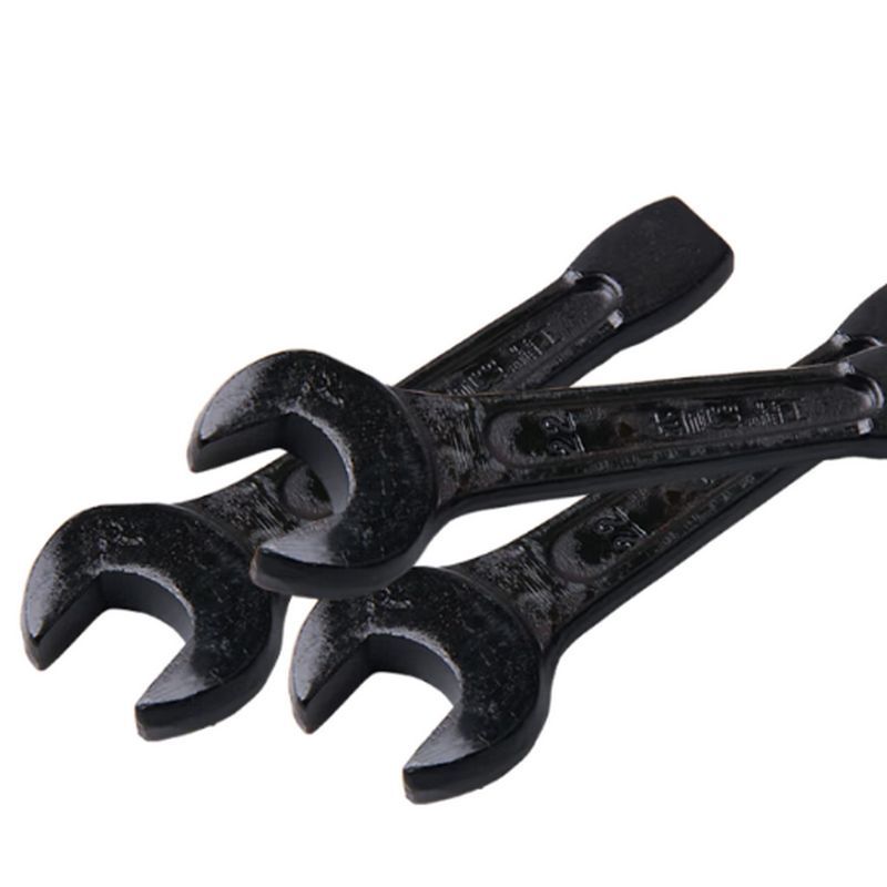 长城精工敲击呆扳手重型开口扳手单头呆扳手全套工具140mm 314508高清大图