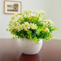 仿真绿植小盆栽景家居客厅摆设件书桌迷你装饰假花塑料假植物米兰|3号米兰+花+白瓷盆