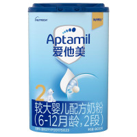 爱他美(Aptamil)较大婴儿配方奶粉2段(适宜6—12月龄) 800g(德国原装进口)