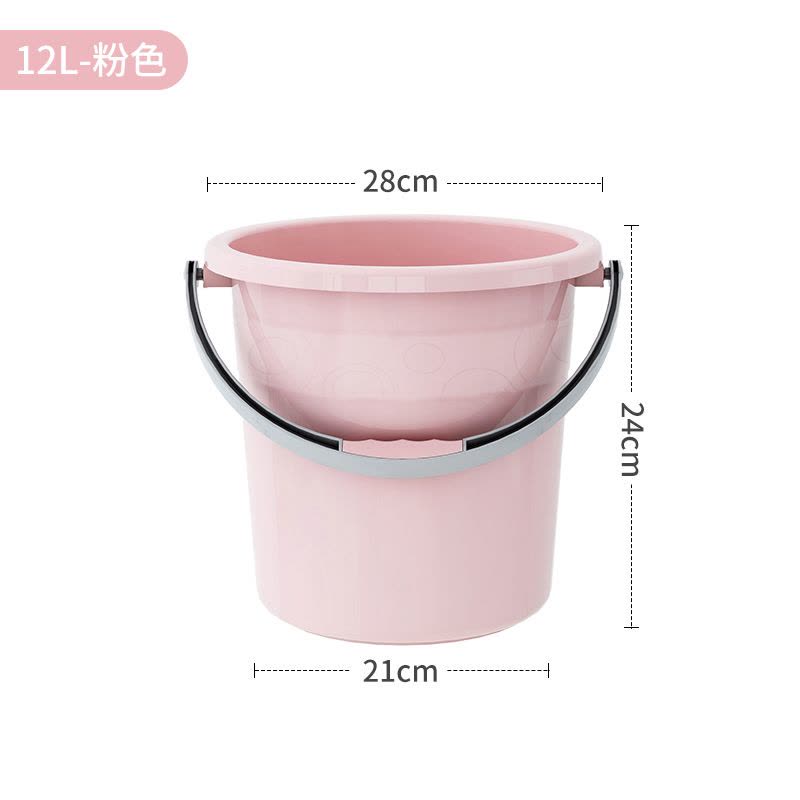 家用储水桶加厚塑料大水桶手提大号圆桶学生宿舍用耐摔洗衣桶脸盆图片