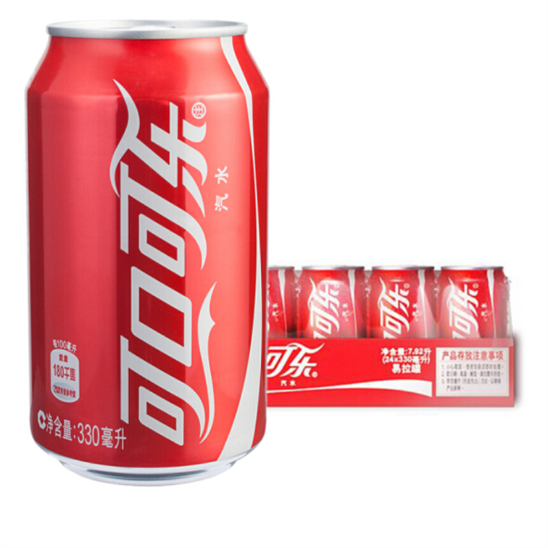 可口可乐灌装汽水饮料 整箱装 330ml*24