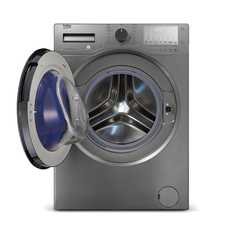 倍科(beko)BU-WCP 101452 PMI 10公斤变频滚筒洗衣机 全自动洗衣机 大容量(曼哈顿灰色)