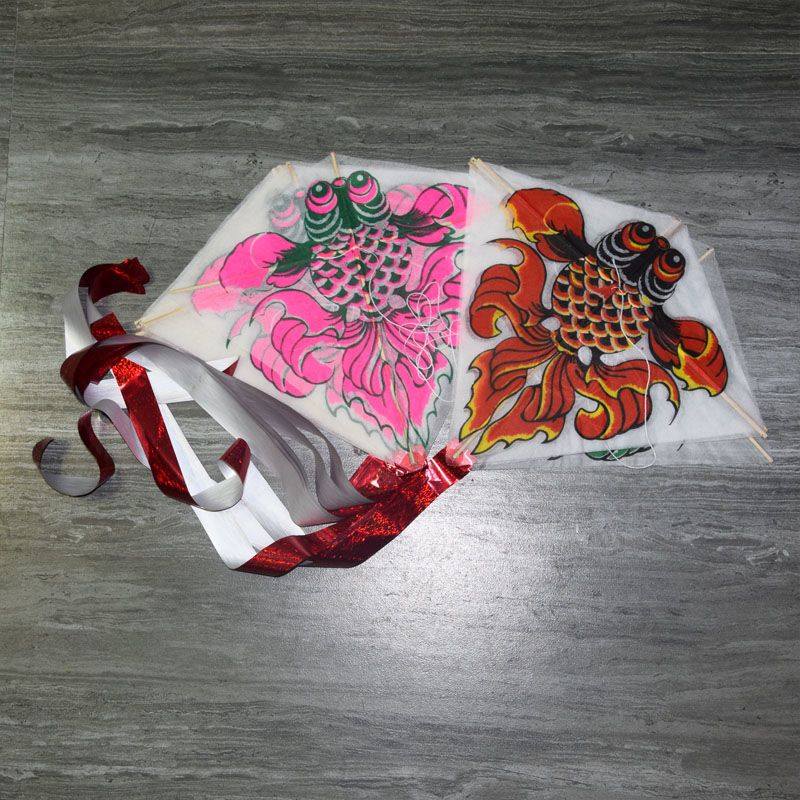 潍坊十字串风筝10只串30只串卡通儿童风筝微风风筝