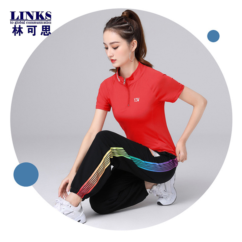 林可思 广场舞运动服套装 Y221+K221 套