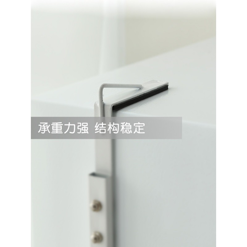 冰箱置物架冰柜侧边夹缝铁艺壁挂式多层收纳挂架厨房用品家用大全收纳层架 三维工匠高清大图