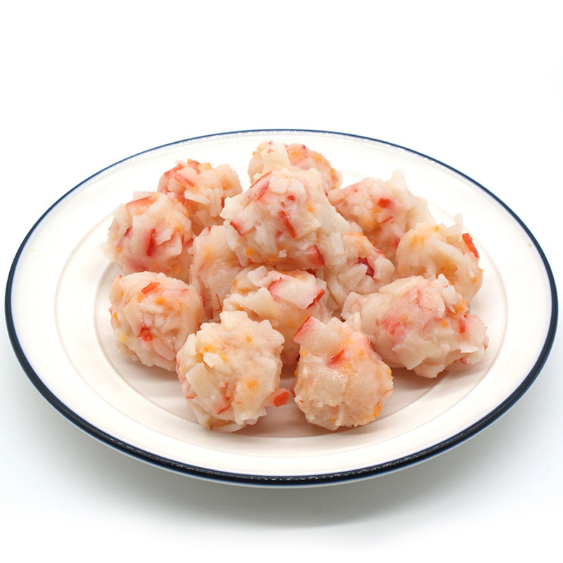 首鲜道仿龙虾丸500g海底捞烧烤丸子关东煮豆捞鱼丸子串串火锅食材