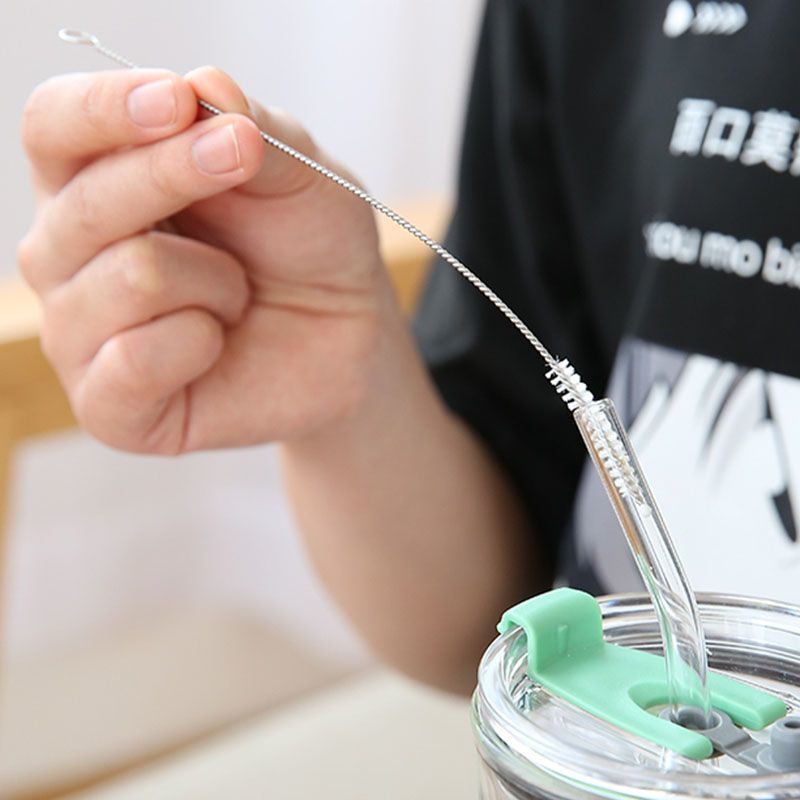 [补贴10%]婴儿吸管刷奶嘴刷奶瓶刷宝宝用清洗刷儿童清洁奶瓶刷子软毛加长高清大图