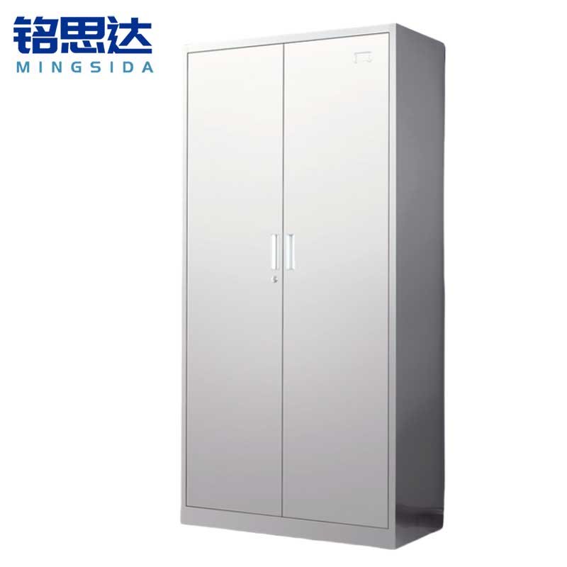 铭思达不锈钢药品柜对开门台高清大图
